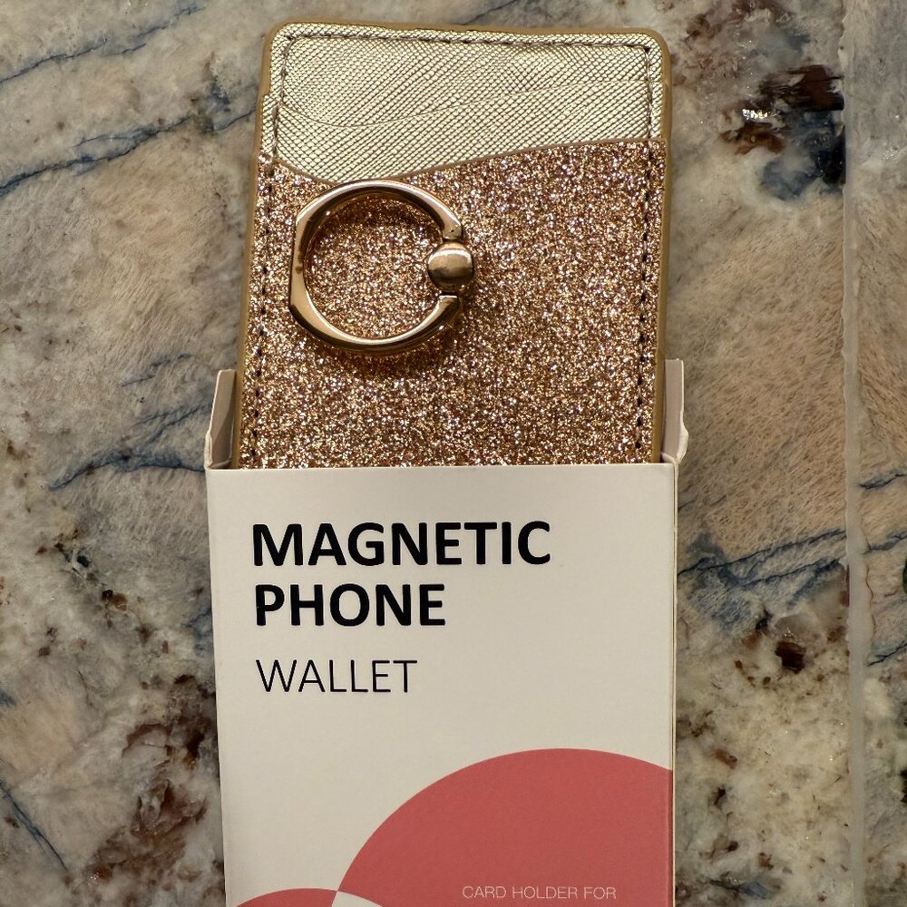 Magnetic Wallet & Cell Phone Card Holder